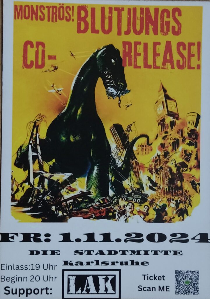 Blutjungs – CD-Release Party Karlsruhe