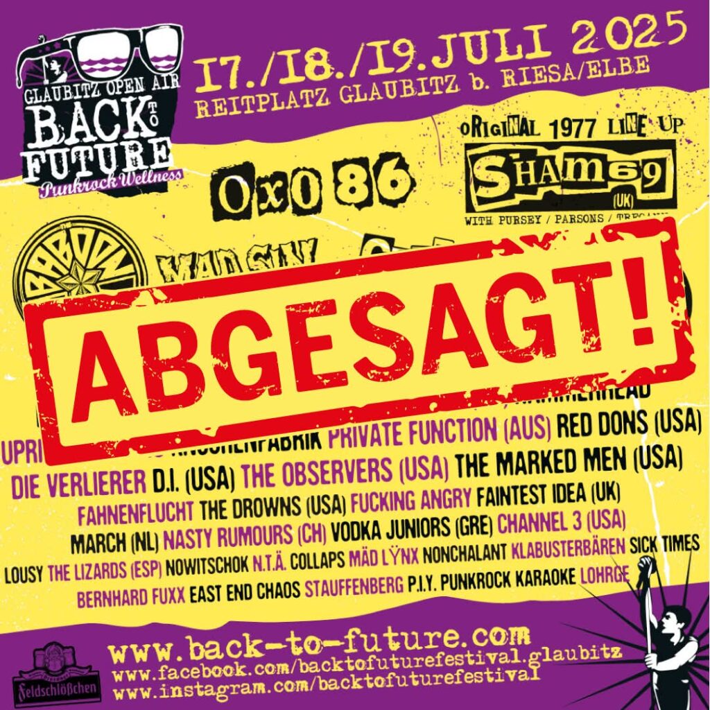 ABGESAGT: Back to Future – Glaubitz Open Air 2025