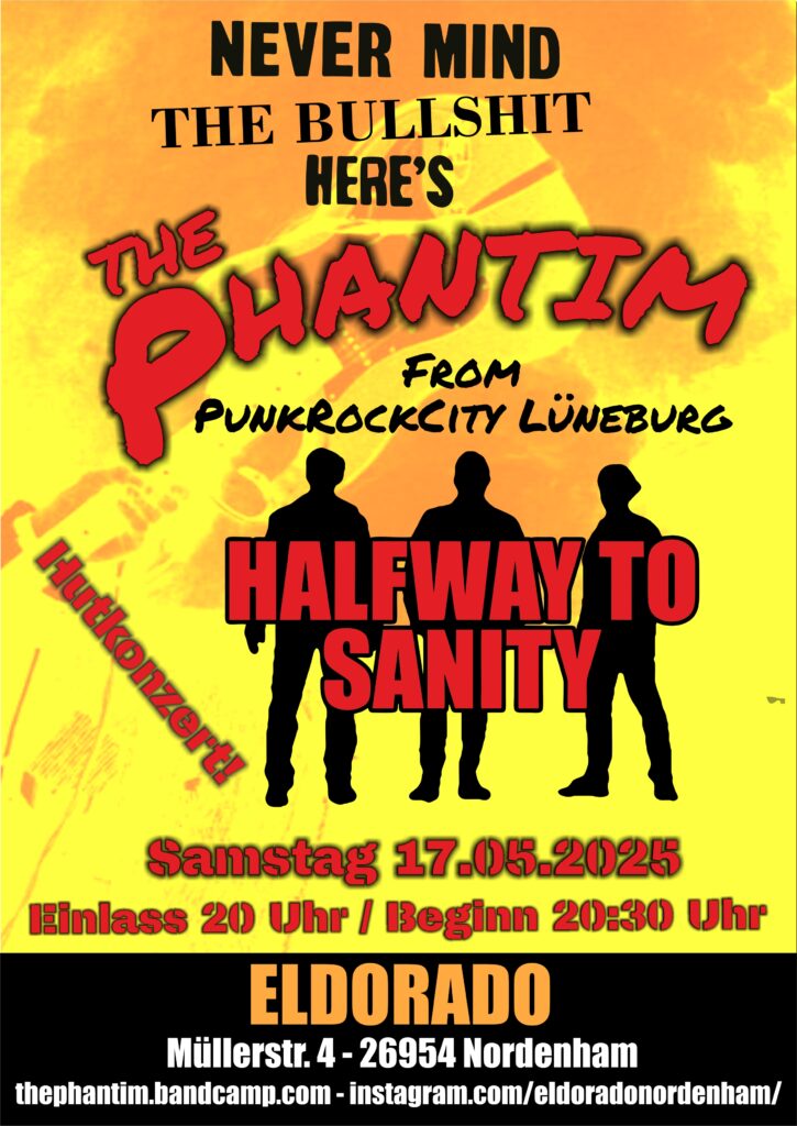 The Phantim Live am 17.05. im Eldorado