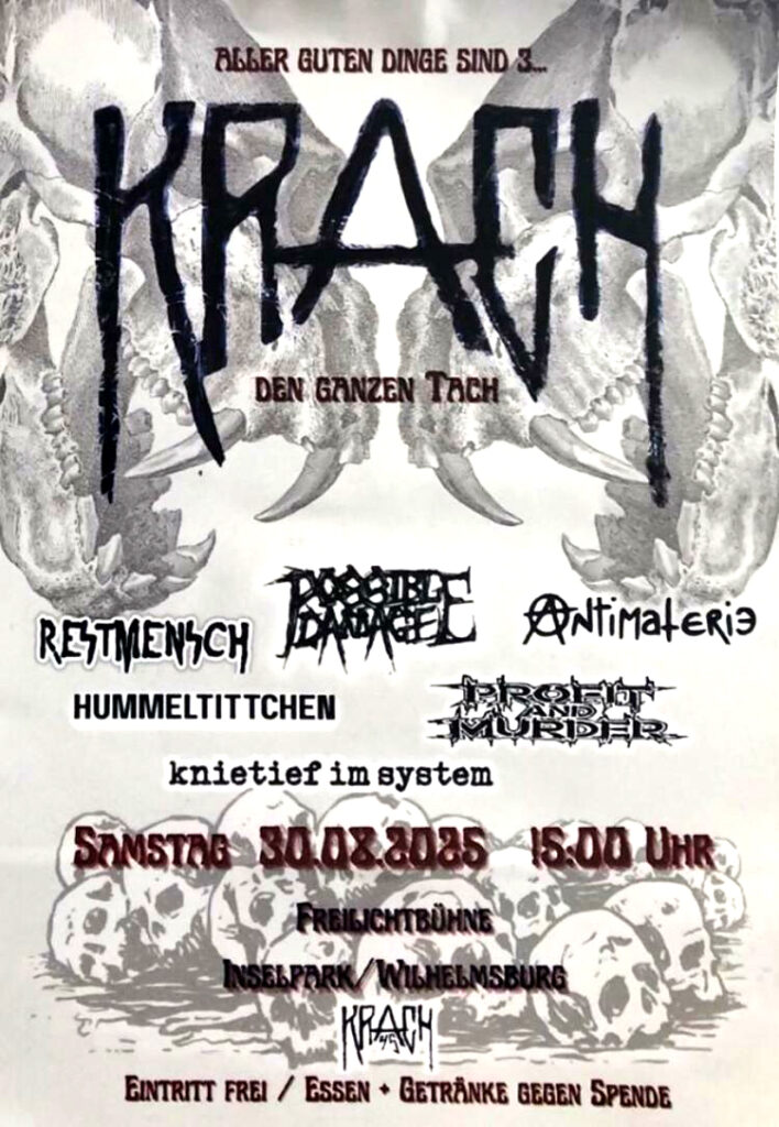 Krach den ganzen Tach – 30.08.2025