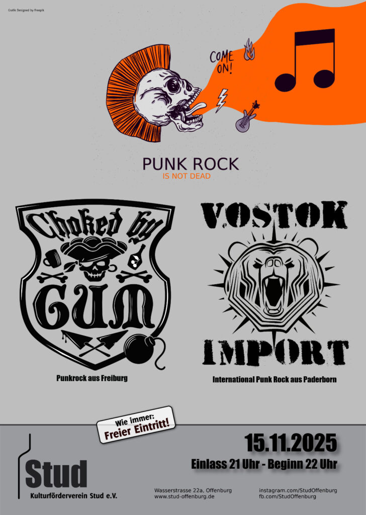 Choked by Gum & Vostok Import, 15.11.25 in Offenburg