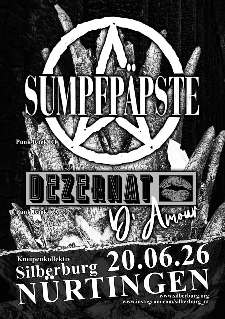 Konzert: Die Sumpfpäpste und Dezernat D´Amour